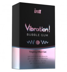 Intt Vibration Bubble Gum Gel Excitante Parejas 15ml