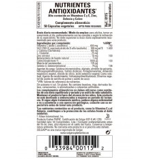 Nutrientes Antioxidantes Solgar 50 Comprimidos
