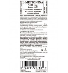 Solgar L-Metionina 500mg 30 Capsulas