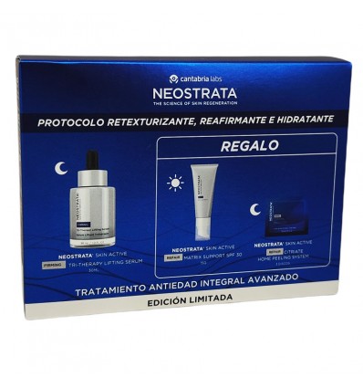 Neostrata Skin Active Tri Therapy 30ml + Support Matriciel 15g + Peeling au Citriate 3 Disques