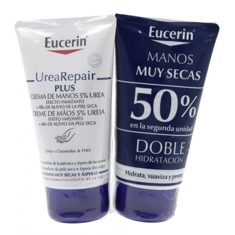 Comprar Eucerin Urea Plus Crema Manos 75ml + 75ml Duplo Promocion al mejor Precio y Oferta en Farmaciamarket.