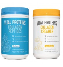 Vital Proteins Original 284g + Vainilla 305g Pack Tratamiento 26 Dias