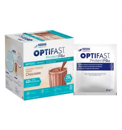 Optifast Protein Plus Chocolate 10 Sobres 63 Gramos