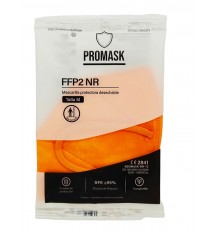 Mascarilla FFP2 NR Promask Naranja 1 Unidad Talla Mediana