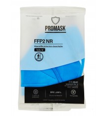Mask FFP2 NR Promask Blue Clear 1 Unit Medium Size