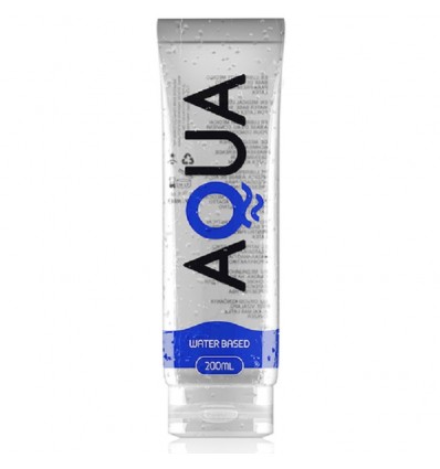 Aqua Lubricante Base Agua 200ml Tamaño Grande