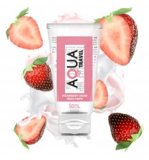 Aqua Gleitmittel Basierend Wasser Erdbeere Creme 50ml