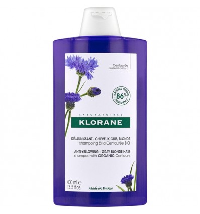 Klorane Champú Centaurea Cabellos Grises 400ml Klorane Champú Centaurea Cabellos Grises 400ml