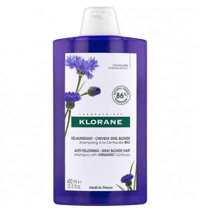 Klorane Champú Centaurea Cabellos Grises 400ml