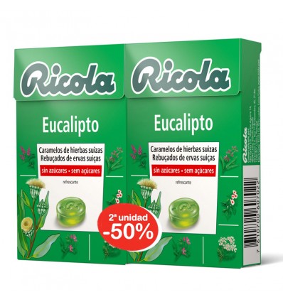 Ricola Duopack Box Eukalyptus Süßigkeiten