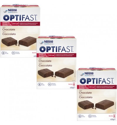 Optifast Barritas Chocolate Triplo 18 unidades