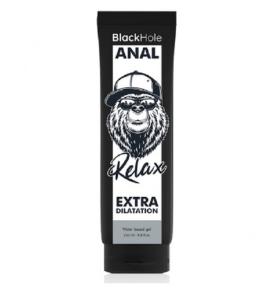 Black Hole Gel Base Agua Dilatacion Anal 250 ml Tamaño Grande