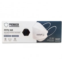 Masque FFP2 NR Promask Noir 10 Unités Type Poisson Boîte Complète