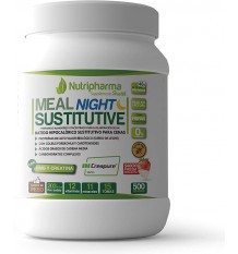 Nutripharma Meal Night Sustitutive Sabor Fresa con Nata 500g