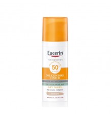 Eucerin Oil Control Tinted SPF50+ Color Medio Toque Seco Gel-Crema Solar Facial 50ml