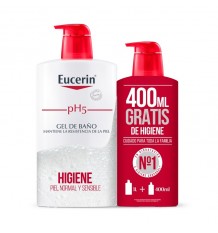 Gel de bain Eucerin Ph5 1000 ml + 400 ml Promotion