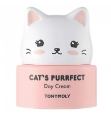 Tonymoly Cat´s Purrfect Day cream crema de día 50 gr con Leche y Seda