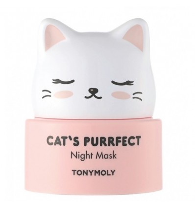 Tonymoly Cat´s Purrfect night mask 50 gr mascarilla de Seda