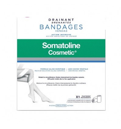 Bandages Drainants Réducteurs de Somatoline 2 Unités