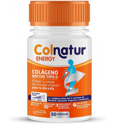 Colnatur Energy Colágeno com magnésio 60 Cápsulas