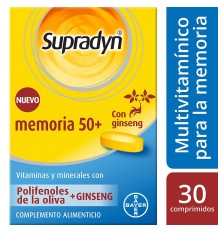 Supradyn Memoria 50+ 30 Comprimidos Ginseng