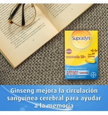 Supradyn Memoria 50+ 30 Comprimidos Ginseng