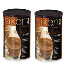 Siken Diet Café da manhã cacau 400g + 400g Duplo promoção