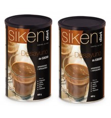 Siken Diet Desayuno Cacao 400g + 400g Duplo Promocion