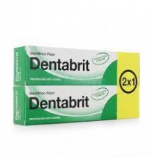 Dentabrit Fluor Toothpaste Duplo 125ml+125ml
