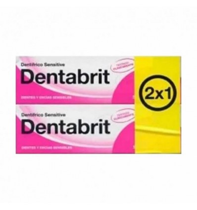 Dentabrit Dientes Sensibles Pasta dental Duplo 125ml+125ml