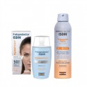 Fotoprotector Isdin Pack Fusion Water SPF 50+ 50ml + Transparent Spray Wet Skin SPF 50+ 250ml
