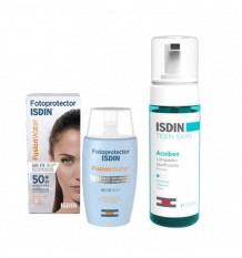 Isdin Pack Fotoprotector Fusion Water SPF 50 50ml + Acniben Limpiador Purificante Espuma 150ml