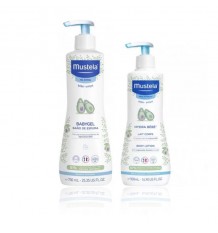 Mustela Hydra Bebe 500ml + Babygel 750ml