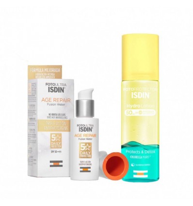 Isdin Pack Photo Ultra Age Repair Eau de Fusion SPF 50 50ml + HydroLotion SPF 50+ 200ml