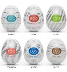 Tenga Egg Huevo Masturbador Easy Beat 6 Unidades Variadas