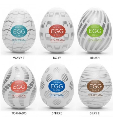 Tenga Egg Huevo Masturbador Easy Beat 6 Unidades Variadas