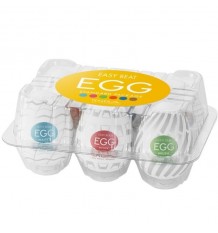 Tenga Egg Huevo Masturbador Easy Beat 6 Unidades Variadas