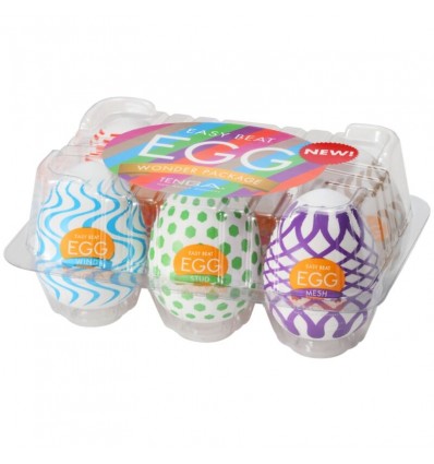 Tenga Egg Huevo Masturbador Wonder Pack 6 Unidades Variadas