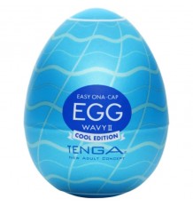 Tenga Egg Egg Masturbator Wavy II Cool Edition