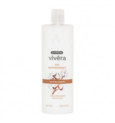 Vivera Gel de Baño Leche Algodon 750 ml