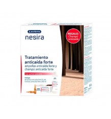 Nesira Anticaida 15 ampolas + shampoo Anticaida 400ml duplo Pack