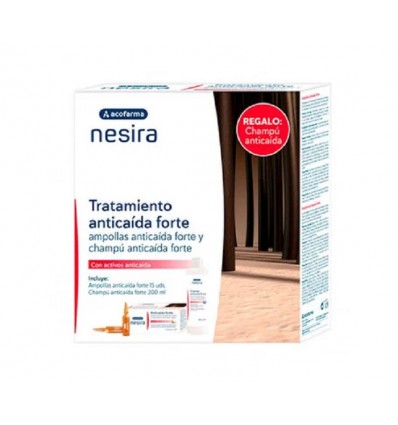 Nesira Anti-hair Loss 15 Ampoules + Anti-Hair Loss Shampoo 400ml Duplo Pack