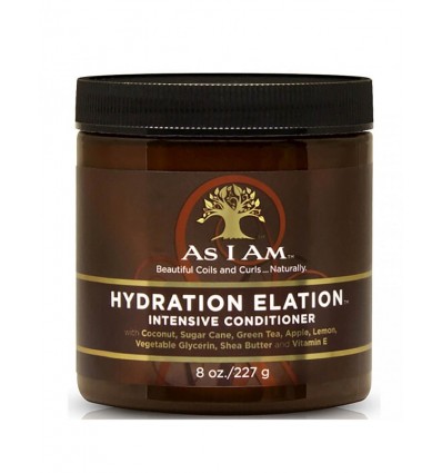 As I Am Mascarilla Hidratante Hydration Elation Intensive Conditioner 227g As I Am Mascarilla Hidratante Hydration Elation Intensive Conditioner 227g