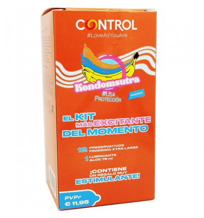 Control Kondomsutra Pack Preservativos XL 12 Unidades