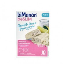 Bimanan Beslim Chocolate Blanco Yogur Y Limon 10 Unidades