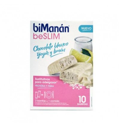 Bimanan Beslim Weißer Schokoladenjoghurt und Zitrone 10 Einheiten