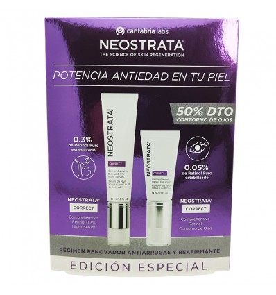 Neostrata Correct Pack Sérum Nuit Rétinol 30 ml + Contour des yeux 15 ml
