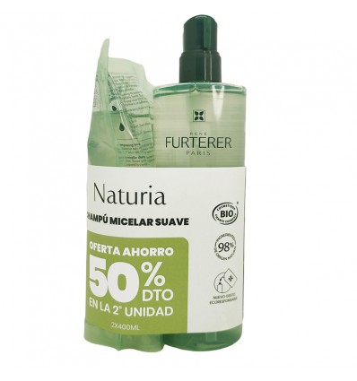 Rene Furterer Naturia Extra Soft Shampoo 400ml + Refill Shampoo 400ml