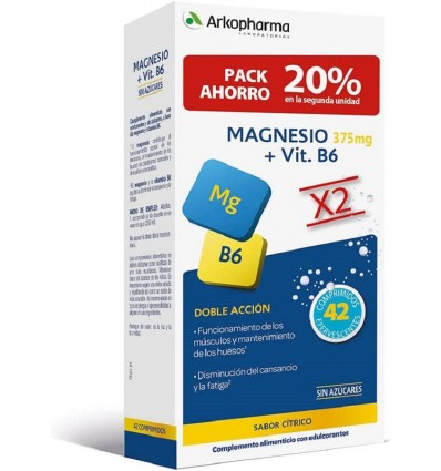 Arkopharma Magnésio + Vitamina B6 42 Comprimidos Efervescentes