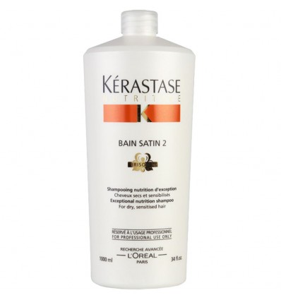 Kerastase Champu Nutritive Bain Satin 2 1000 ml Formato Grande Kerastase Champu Nutritive Bain Satin 2 1000 ml Formato Grande